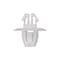 Auveco Moulding Clip White Nylon - Suzuki, 10PK 20743 - alternate 1