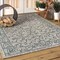 Jonathan Y Charleston Vintage Filigree Textured Weave Gray/Teal 6 ft. x 9 ft. Indoor/Outdoor Area Rug SMB106E-6 - alternate 5