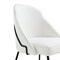 Manhattan Comfort Gracie Dining Chair in White and Black - Set of 4 4-DC100-BWH - alternate 5