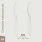Bakkenmaster Disposable Cutlery Set Heavy-Duty BPA-Free Plastic Knives, Reusable and Heat-Resistant, 100PK BK-100CK - alternate 6
