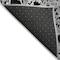 Homeroots 8' Black And Gray Round Abstract Washable Indoor Outdoor Area Rug 614127 - alternate 8
