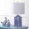 Jonathan Y Choi 23" Chinoiserie LED Table Lamp, Blue/White JYL3006A - alternate 7