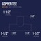 Everflow Copper Tee Fitting with Solder Cups 1-1/2'' CCTE0150 - alternate 2