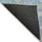 Homeroots 5' X 8' Teal Blue Gray And Ivory Damask Washable Indoor Outdoor Area Rug 599455 - alternate 6