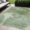 Homeroots 5' X 8' Fern Green And Artichoke Green Abstract Washable Indoor Outdoor Area Rug 582945 - alternate 1