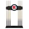 Holland Bar Stool Co Rutgers Cue Rack in Black Finish CueBKRutger - alternate 1