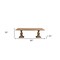 Homeroots 96" Brown Solid Wood Double Pedestal Base Dining Table 565238 - alternate 8