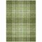 Homeroots 5' X 8' Green Black And Ivory Plaid Washable Indoor Outdoor Area Rug 596334 - alternate 5