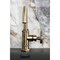 Kingston Brass One-Handle 1-Hole Bathroom Faucet with Knurled Handle, Deck Plate, and Push Pop-Up Drain KSD2213RKZ - alternate 3