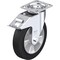 Blickle Swivel Plate Caster, TPR, 8", Brake, Caster Load Rating Range: Heavy-Duty LE-ALEV 200K-14-FI - alternate 1