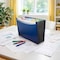 C-Line Products 8-1/2" x 11" Blue 13-Pocket Stand-Up Expanding File, 1/EA, 12EA/DS 48235-DS - alternate 3