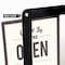 Azar Displays Black Window Sign Holder Frame with Suction Cups 11in x 17in 106698-BLK - alternate 4