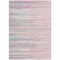 Homeroots 8' X 10' Pink Blue And Purple Striped Washable Indoor Outdoor Area Rug 597274 - alternate 6