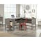 Sauder L-Shaped Desk, 29.764 in H, 65.118 in W X Mystic Oak 428224 - alternate 2