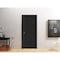 Vdomdoors Sliding Pocket Door 32 x 80 inches / Mela 7001 Painted Black / Kit Rail Hardware / MDF Interior Bed MELA7001PD-TCF-32 - alternate 1