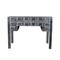 Homeroots 46" Black Solid Wood Writing Desk With Seven Drawers 489185 - alternate 5