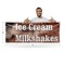 Signmission Ice Cream Milkshakes, 36 Inch x 96 Inch, Vinyl Banner B-96-30703 - alternate 2