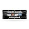 Signmission Credit Cards Accepted, 48 Inch x 120 Inch, Vinyl Banner B-120-30533 - alternate 1