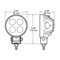 Pm Company Round Work Light, 0.61/1.11 A, 12/24 V, 4-Lamp, LED Lamp, 900 Lumens Lumens, 6500 K Color Temp V912-MV - alternate 2