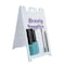 Signmission Beauty Supplies, A-Frame & 2 Decals Installed, Heavy-Duty Plastic Frame SBHD-D-2436-Beauty Supplies - alternate 1