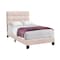 Monarch Specialties Bed, Twin Size, Upholstered, Bedroom, Frame Only, Youth, Teen, Juvenile, Pink Velvet, Transitional I 5916T - alternate 1