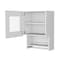 Homeroots 20in White Accent Cabinet With Two Shelves 518041 - alternate 4