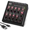 Pyle 8-Channel Bluetooth Mini Line Mixer with USB Audio Interface - 8 Mono/Stereo Switching Inputs PMAX8 - alternate 1