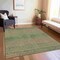 Homeroots 10' X 14' Fern Green Striped Washable Indoor Outdoor Area Rug 608812 - alternate 6
