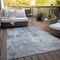 Homeroots 5' X 8' Brown Taupe And Gray Abstract Washable Indoor Outdoor Area Rug 587873 - alternate 6
