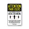 Signmission PSA, Park Users Practice Social Distancing, 14in X 10in Peel And Stick Wall Graphic, RD-1014-25412 OS-NS-RD-1014-25412 - alternate 1