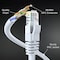 Maximm 40ft Cat6 Pure Copper UTP Ethernet Cable, White CAT6-40FTWhite - alternate 7