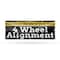 Signmission 4 Wheel Alignment, 48 Inch x 120 Inch, Vinyl Banner B-120-30451 - alternate 1
