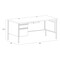 Hirsh Left-Hand Single Pedestal File Office Desk W/ Center Drawer, 30 in D X 29.5 in H, 66 in W X 20097 - alternate 6