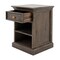 Homeroots Black Wash Nightstand With Shelves 397623 - alternate 7