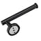 Homeroots Set of Two Black Stainless Steel Wall Mount Towel Ring and Toilet Paper Holder 480408 - alternate 1