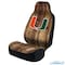 Coverking UNIVERSAL ULTISUEDE SEAT COVER DESIGNER 1PC, UNIVERSITY OF MIAMI DISTRESSED WOOD, ELA119 USCSELA119 - alternate 1