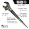 Klein Tools Adjustable Spud Wrench, Open End, 1-7/16 in Head, 0 in Offset, Alloy Steel, Black Oxide 3227 - alternate 7