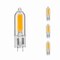 Bulbrite LED Filament, 1.8 Watt Dimmable T5 Light Bulb, Clear Finish, GY6.35 Base, 2700K, 140 Lumens, 4PK 862041 - alternate 1