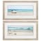 Homeroots 27" X 15" White Frame Tides View, Set Of 2, 2PK 365397 - alternate 1