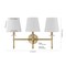 Jonathan Y Olivia 23" 3-Light Contemporary Traditional Candlestick Metal/Crystal LED Vanity, Brass Gold JYL9921A - alternate 8