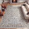 Jonathan Y Subtlety Medallion All-Over Floral Border Non-Slip Washable Rose Clay/Ivory 4ft x 6ft Area Rug WSH504H-4 - alternate 5