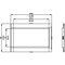 Siemens cover frame for door cutout 137.6 x 70.7 mm WxH accessory for: circuit 3VA9373-0SB10 - alternate 3