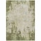 Homeroots 3' X 5' Olive Green And Ivory Abstract Washable Indoor Outdoor Area Rug 612334 - alternate 6