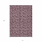 Homeroots 10' X 14' Merlot Mauve And Ivory Floral Washable Indoor Outdoor Area Rug 581905 - alternate 5