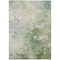Homeroots 5' X 8' Artichoke Green And Ivory Abstract Washable Indoor Outdoor Area Rug 605501 - alternate 5