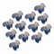 G-Tek GP Latex-Coated Cotton/Polyester Gloves, EN388: 1111, Small, Gray/blue, Pair, 12PK 39-1310/S - alternate 1