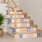 Homeroots 12" X 12" Yellow White and Blues Peel and Stick Removable Tiles 556443 - alternate 7