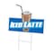Signmission Iced Latte Die Cut Yard Sign & Stake outdoor plastic coroplast window, C-DC-1216-Iced Latte19 C-DC-1216-Iced Latte19 - alternate 1