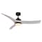 Vaxcel North Bend, 52 in, Bronze Indoor/Outdoor Ceiling Fan, Ash Blades, LED, Remote, DC F0139 - alternate 1