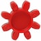 Timken Lovejoy 2.17 in. Outside diameter, Jaw Coupling, Spider, Urethane GS 24 SPIDER 98A RED - alternate 3